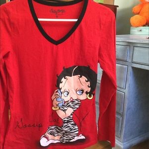 Betty Boop sleepwear top
